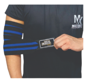 Faixa de cotovelo personalizada