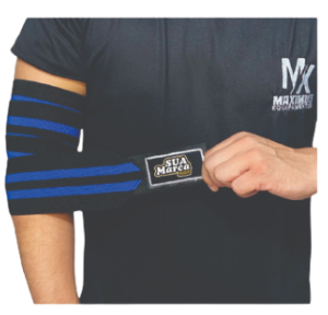 Faixa de cotovelo personalizada