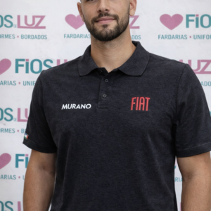 Camisa Polo masculina manga curta