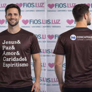 Camisa Dry Concafras frases inspiradoras
